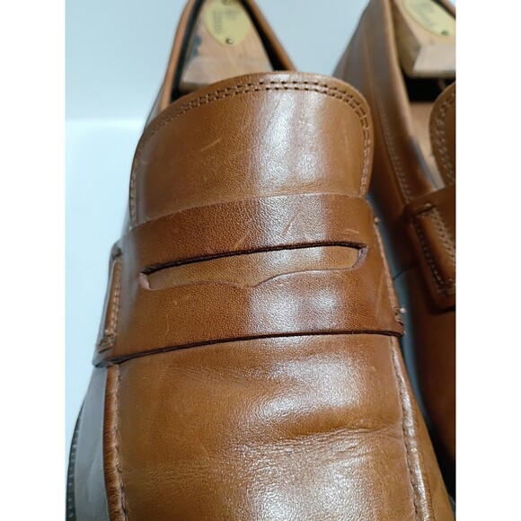 Cole Haan Mens British Tan Leather Penny Loafers C29038 Size 10M Slip On Shoes main image 11